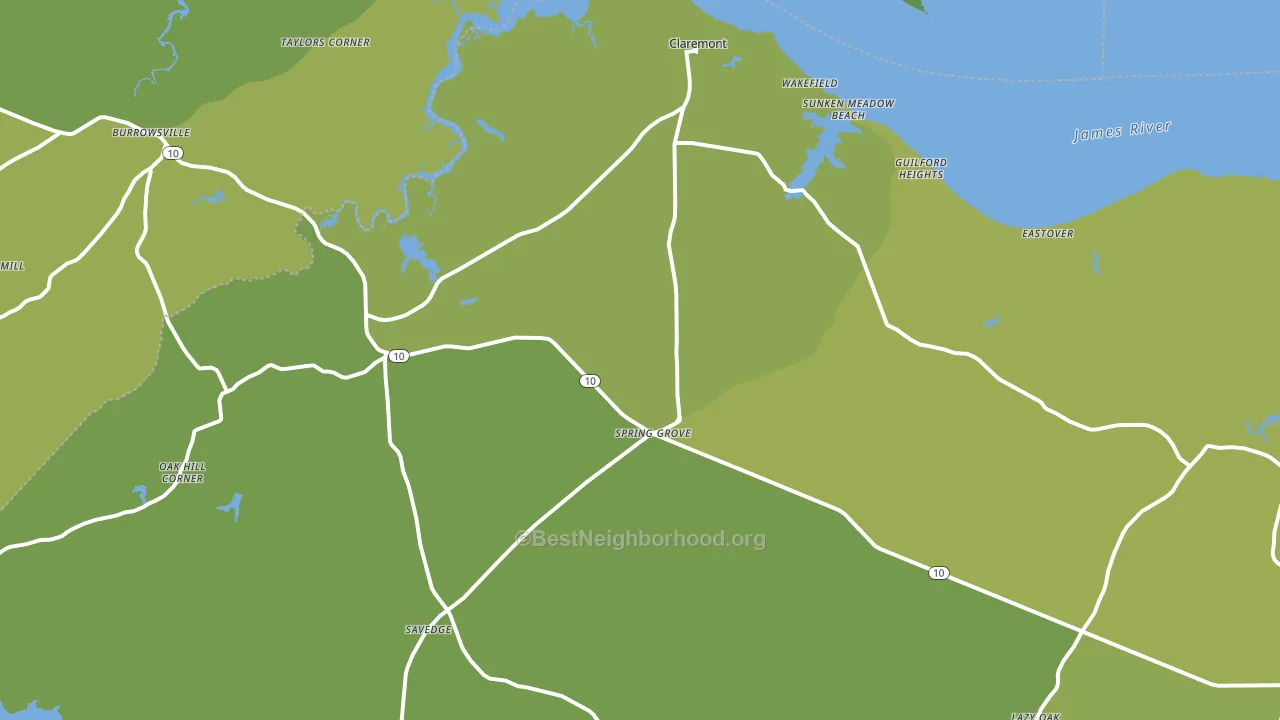 23881, VA block-group voter-turnout map