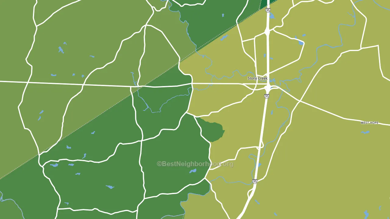 23882, VA block-group voter-turnout map