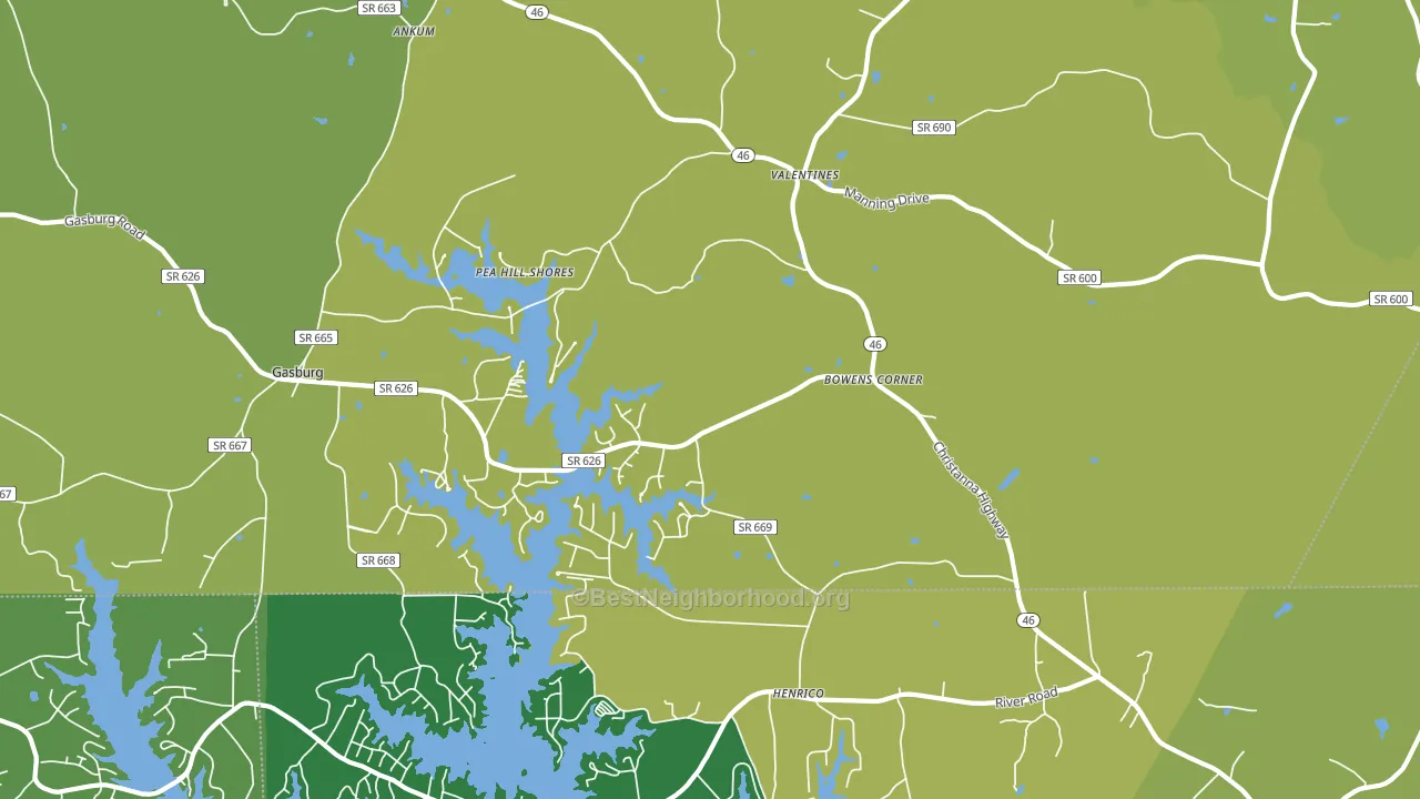 23887, VA block-group voter-turnout map
