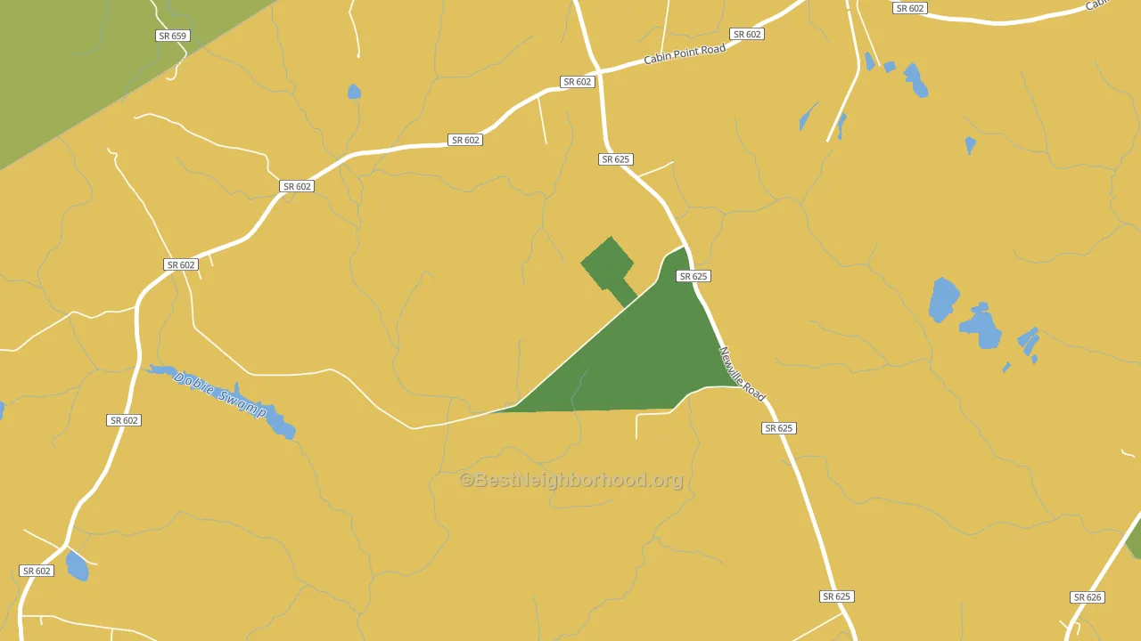 23891, VA block-group voter-turnout map
