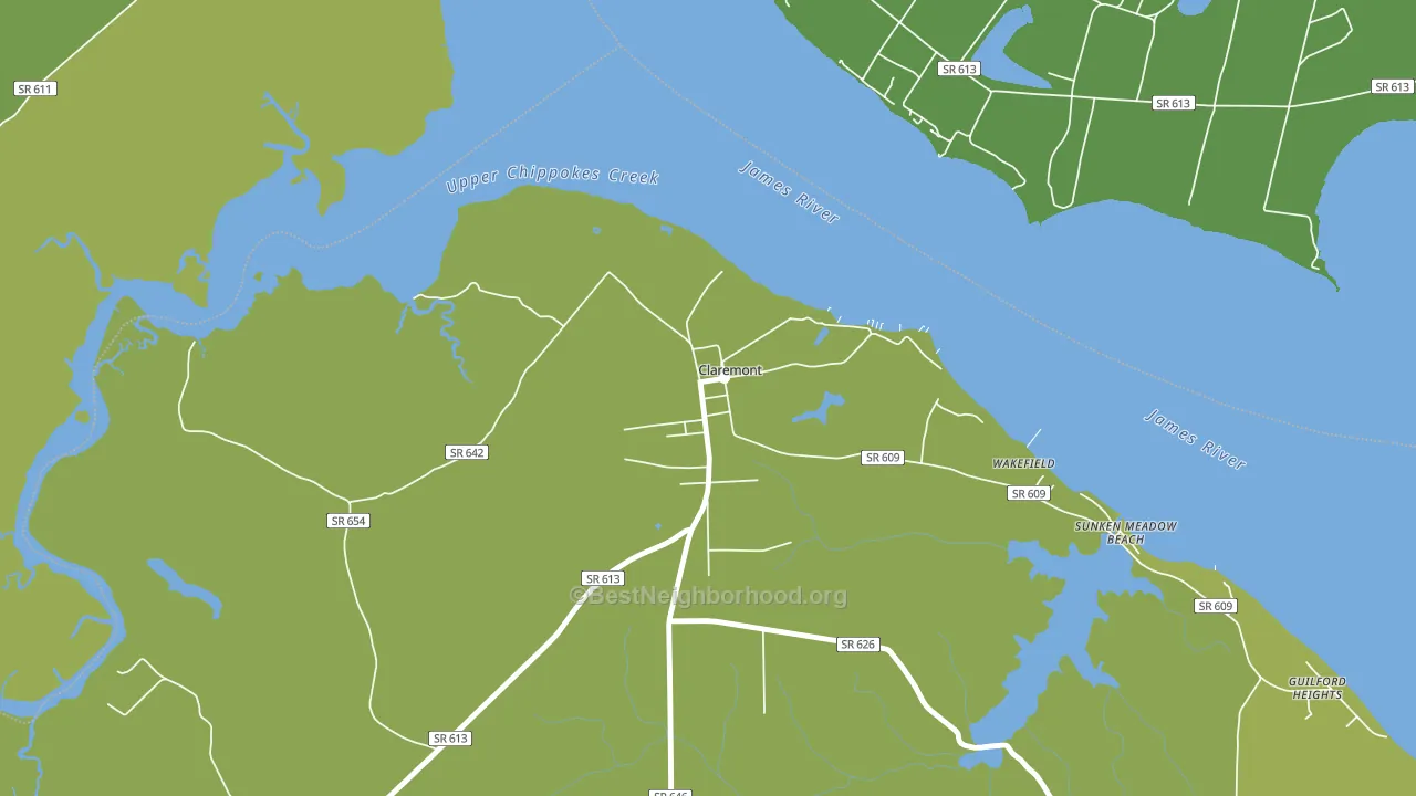 23899, VA block-group voter-turnout map
