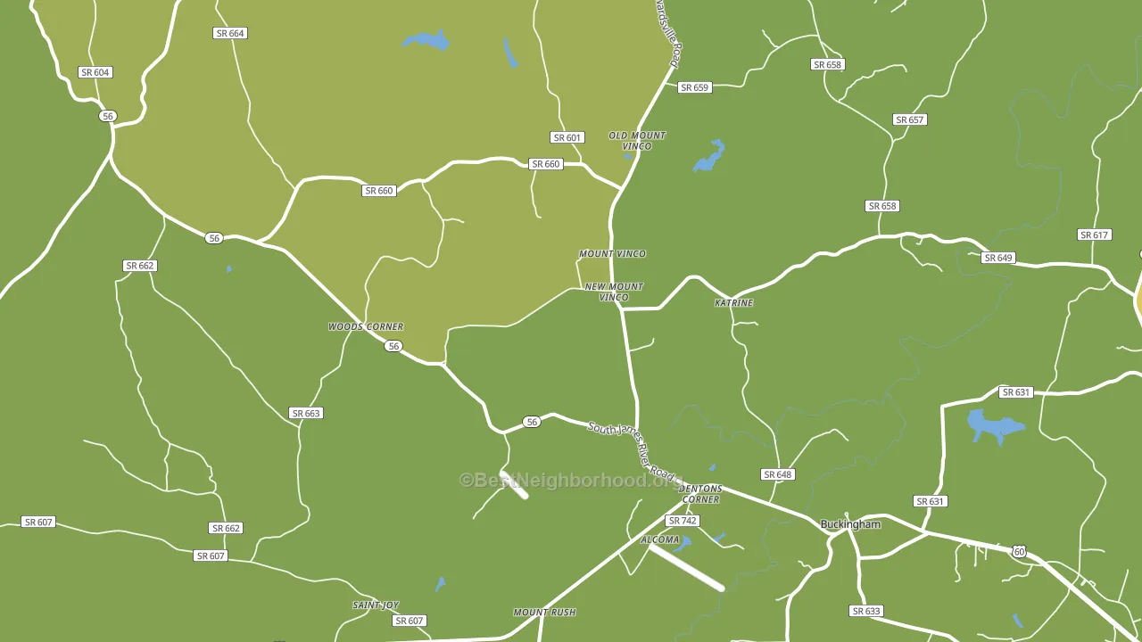 23921, VA block-group voter-turnout map