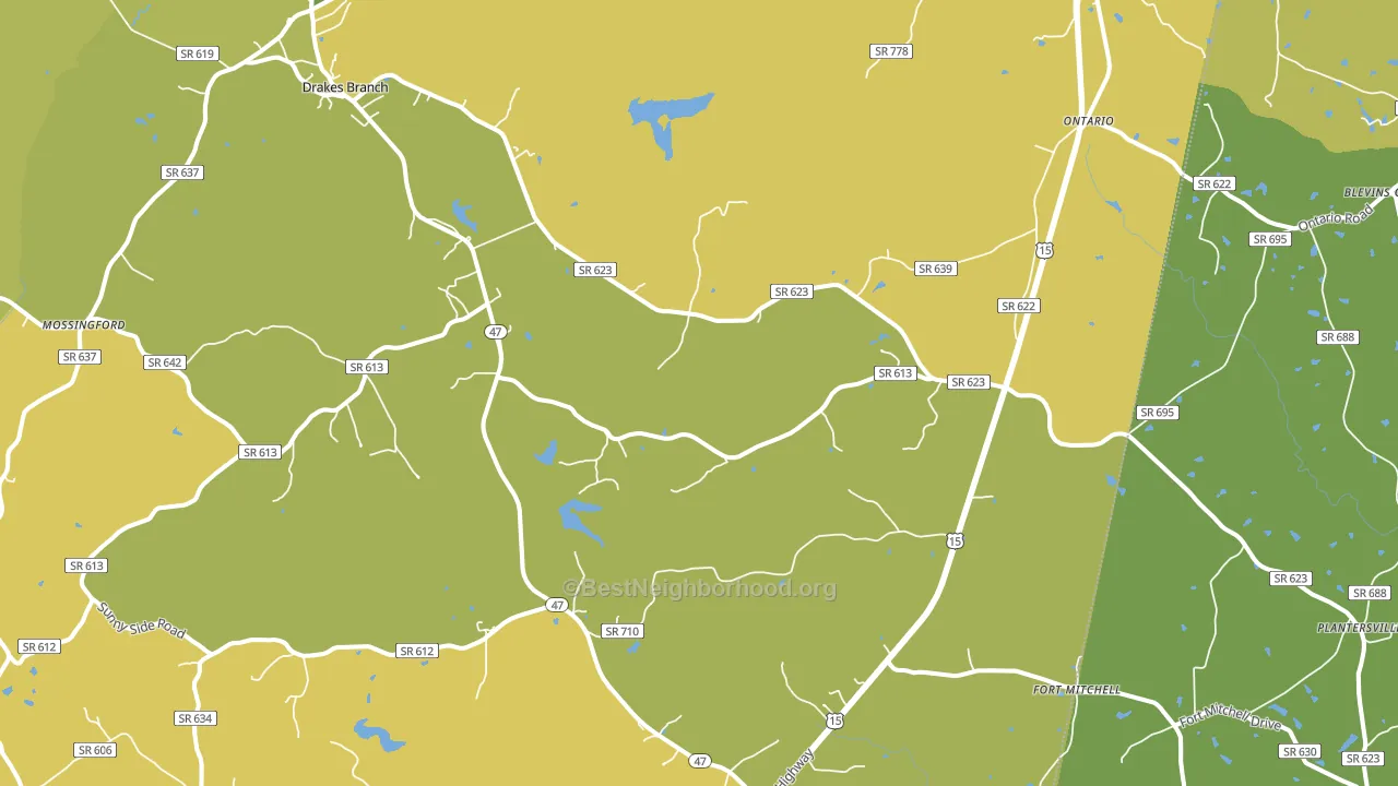23937, VA block-group voter-turnout map