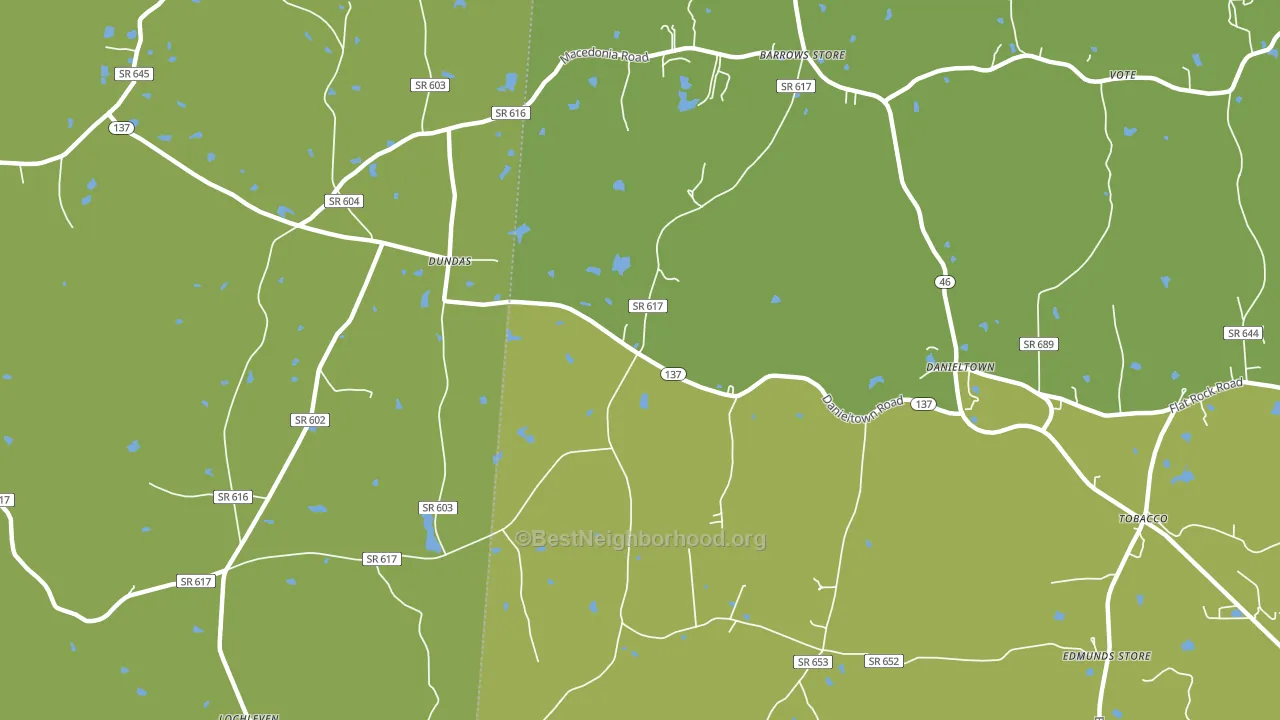 23938, VA block-group voter-turnout map