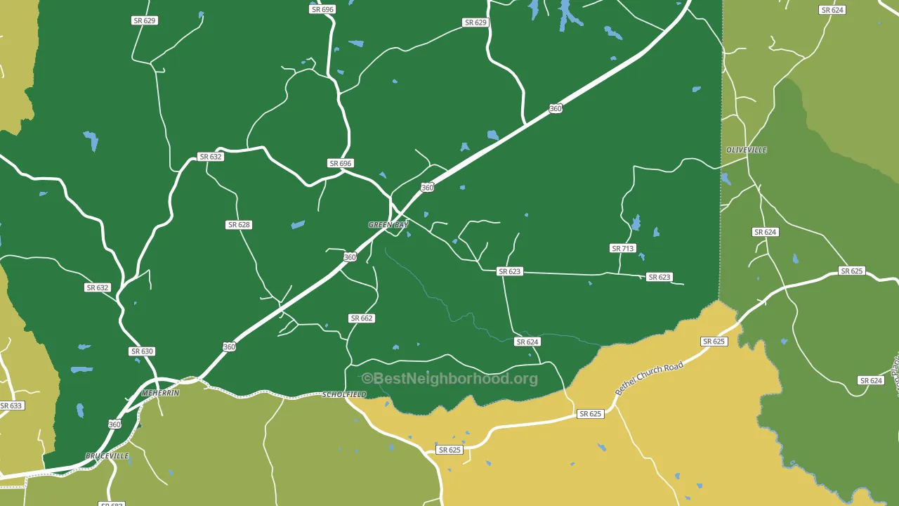 23942, VA block-group voter-turnout map