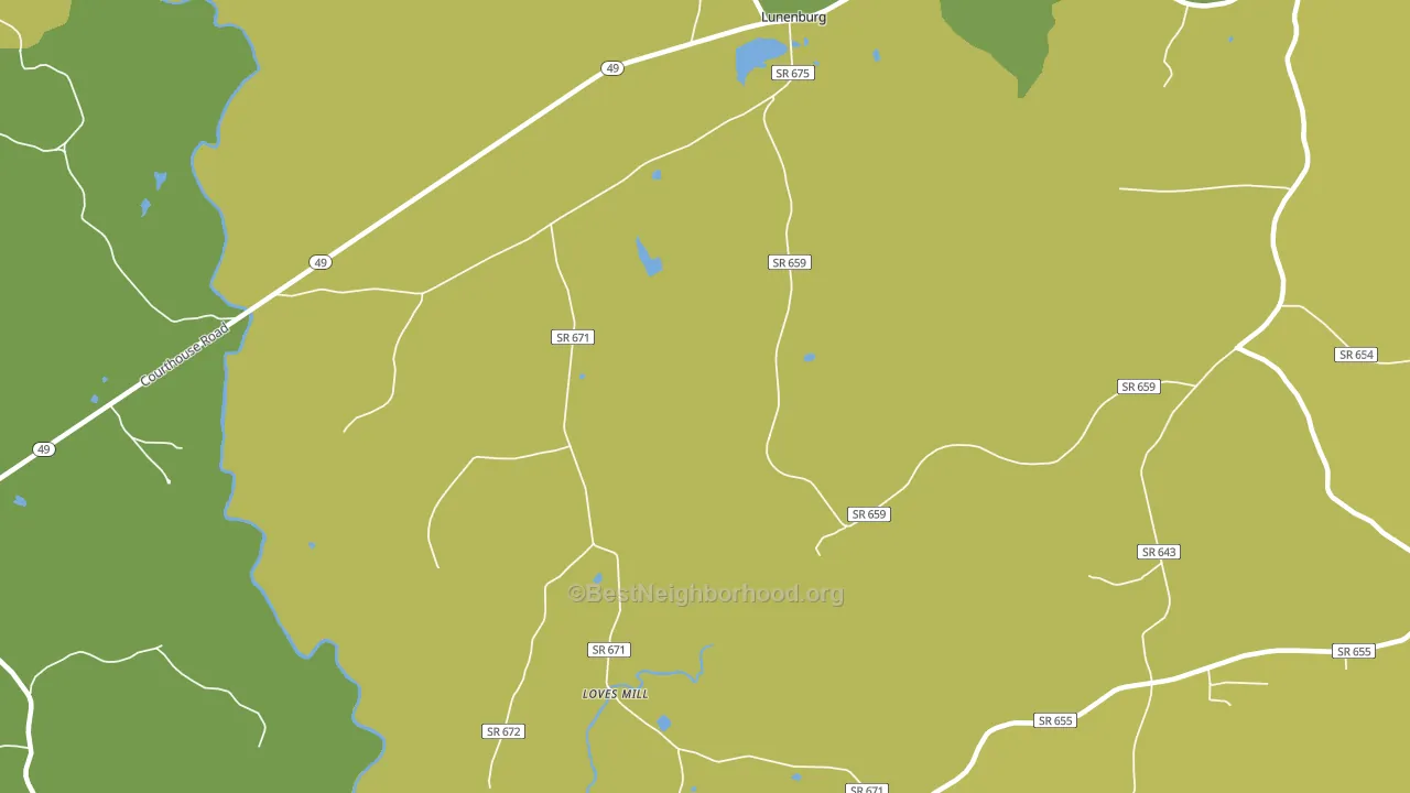 23952, VA block-group voter-turnout map