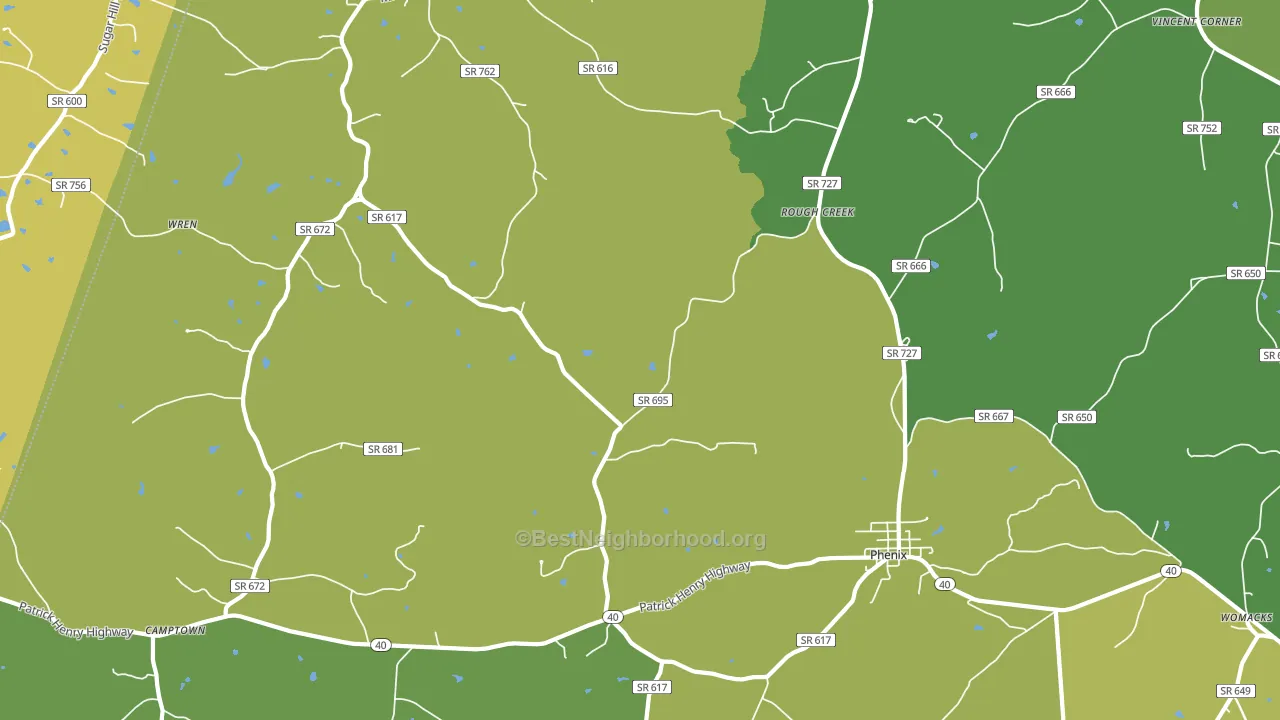 23959, VA block-group voter-turnout map