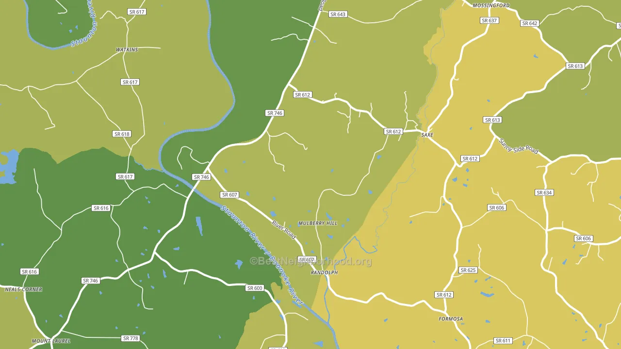23962, VA block-group voter-turnout map