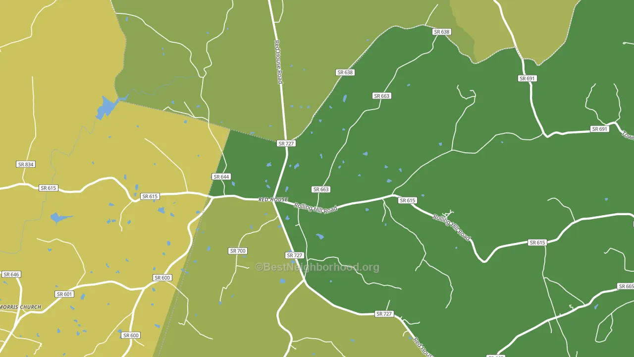 23963, VA block-group voter-turnout map