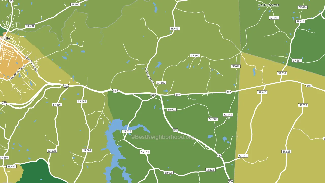 23966, VA block-group voter-turnout map