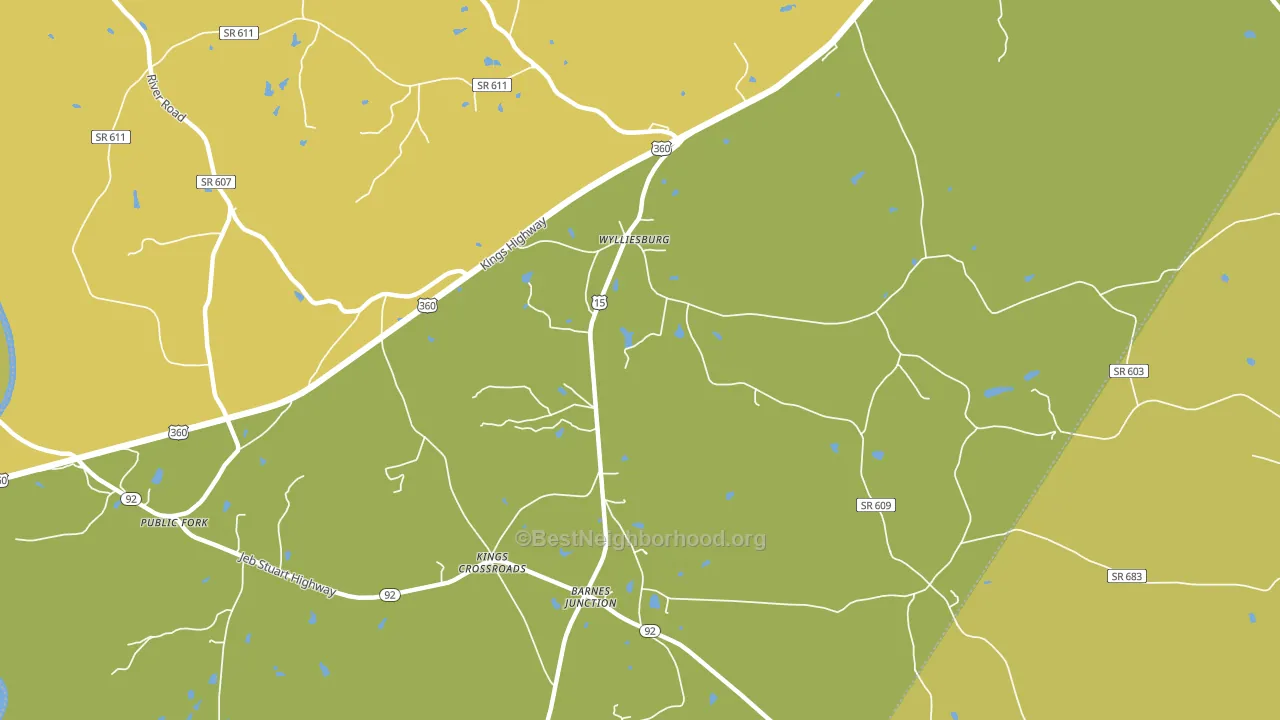 23976, VA block-group voter-turnout map
