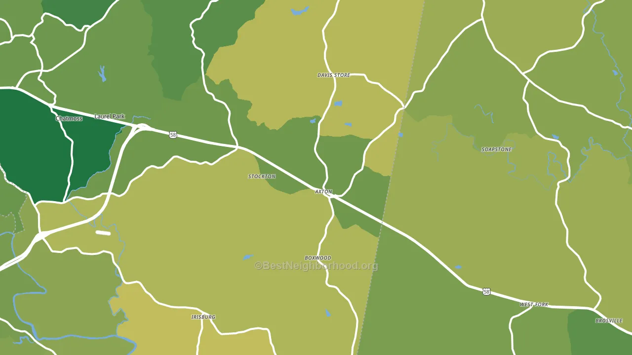 24054, VA block-group voter-turnout map