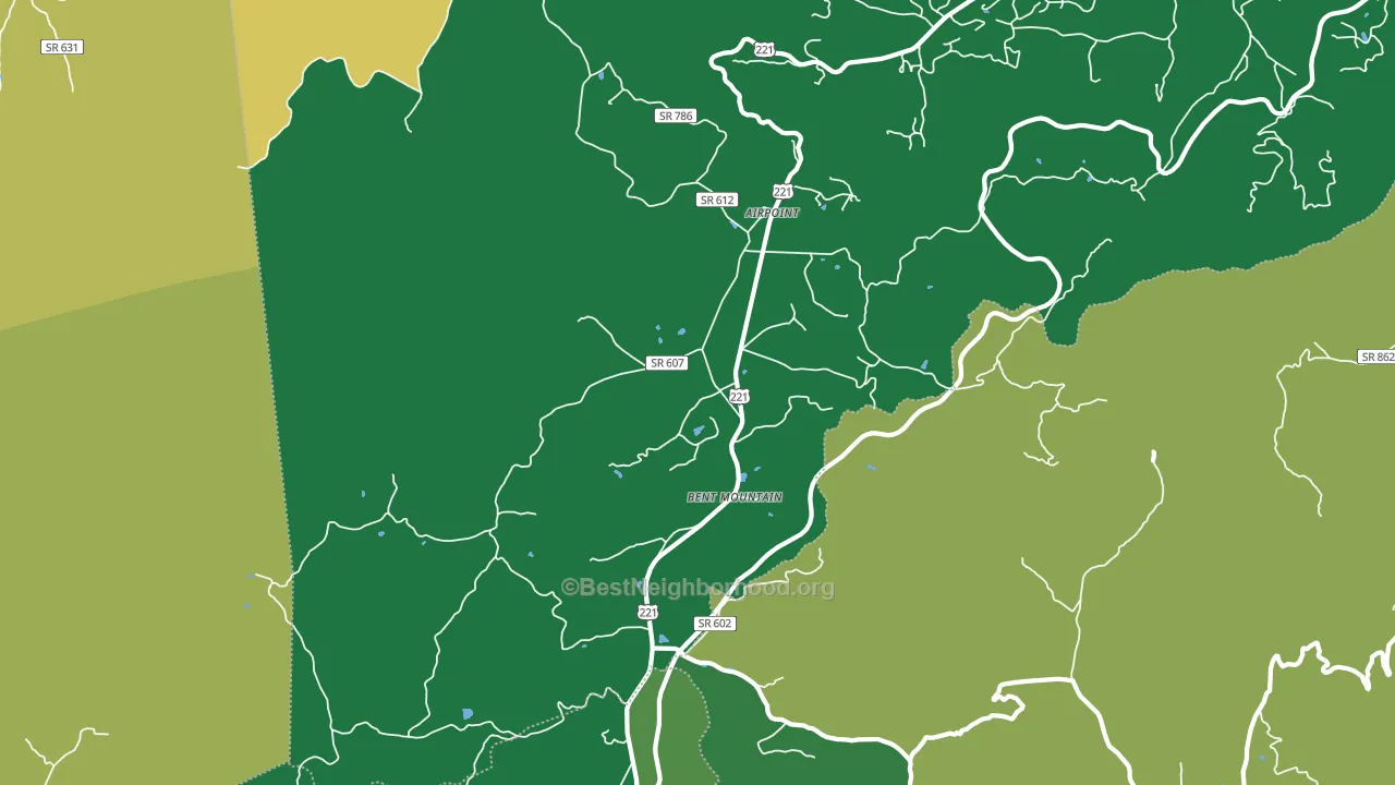 24059, VA block-group voter-turnout map