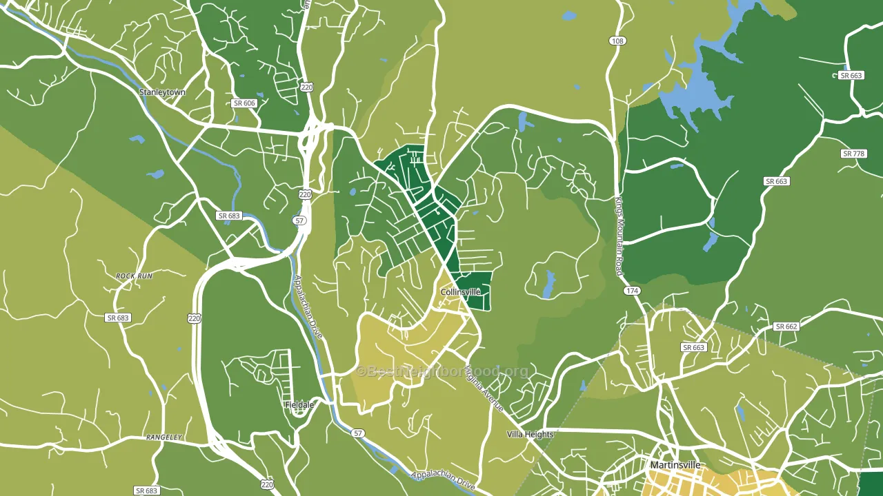 24078, VA block-group voter-turnout map