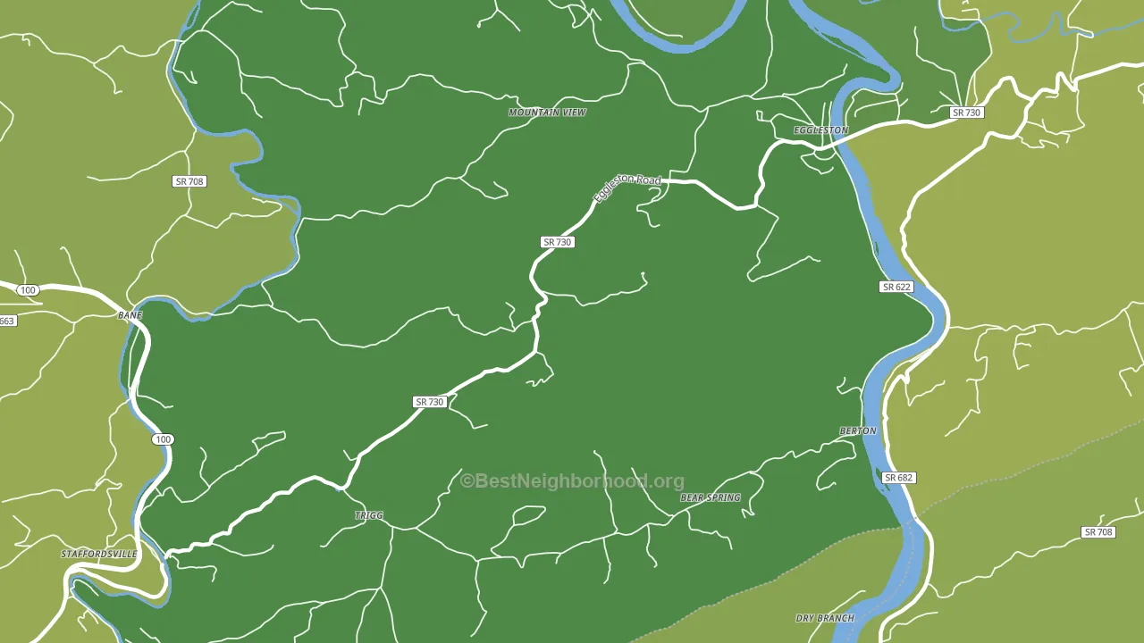 24086, VA block-group voter-turnout map