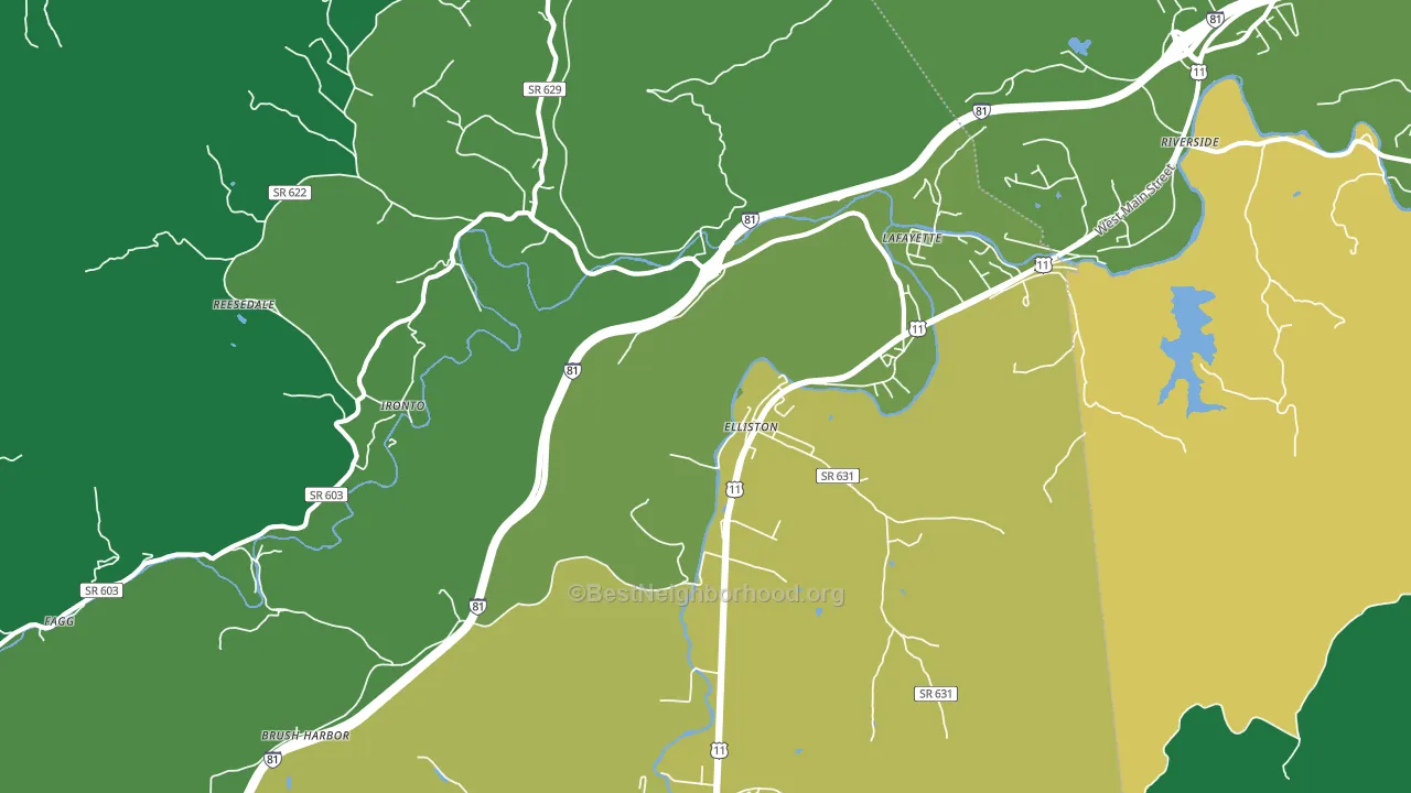 24087, VA block-group voter-turnout map