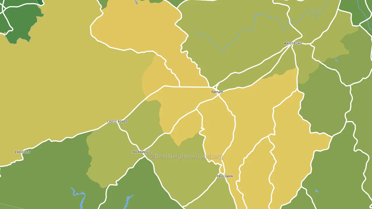 24088, VA block-group voter-turnout map