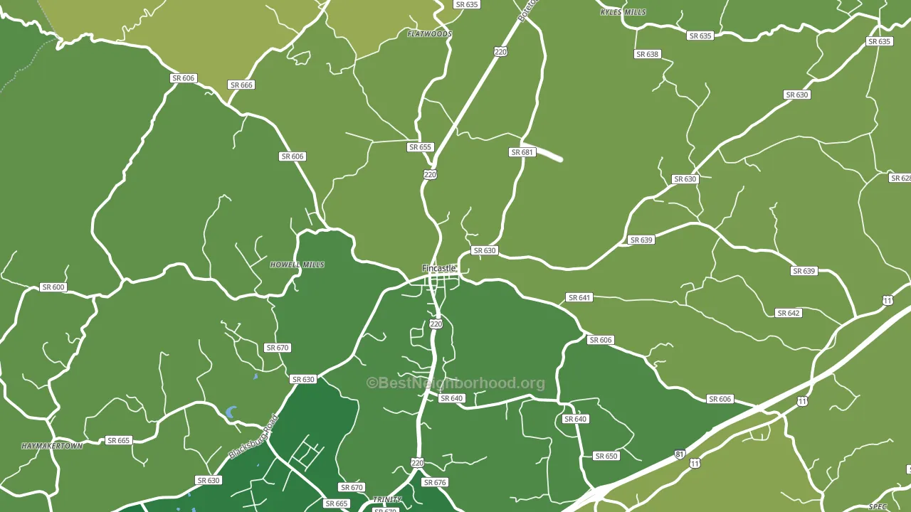 24090, VA block-group voter-turnout map