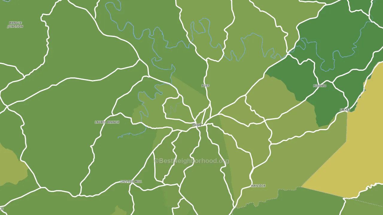 24091, VA block-group voter-turnout map