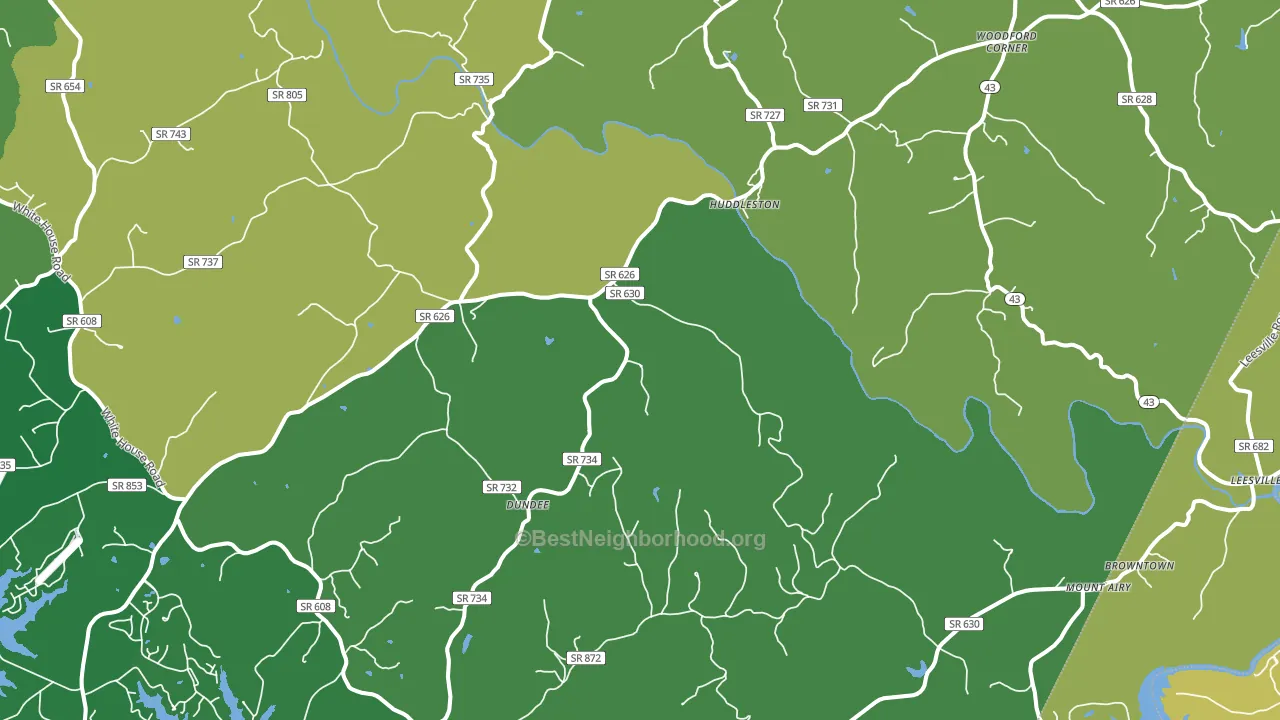24104, VA block-group voter-turnout map