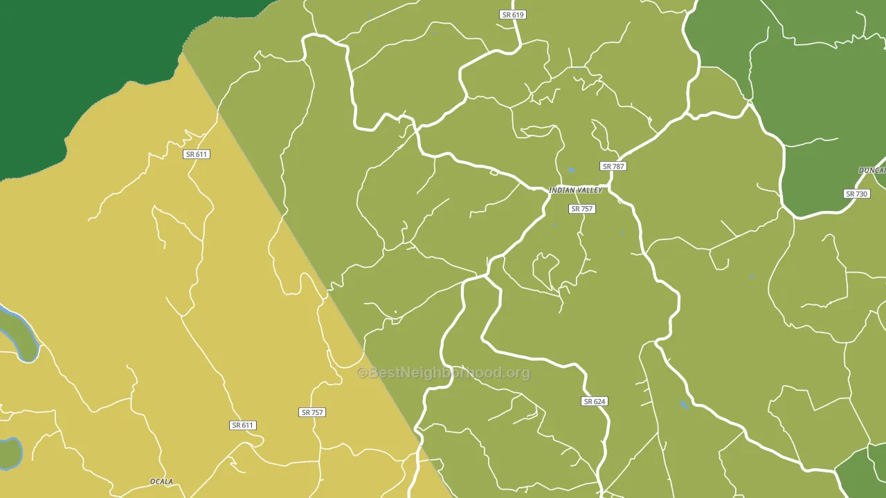24105, VA block-group voter-turnout map