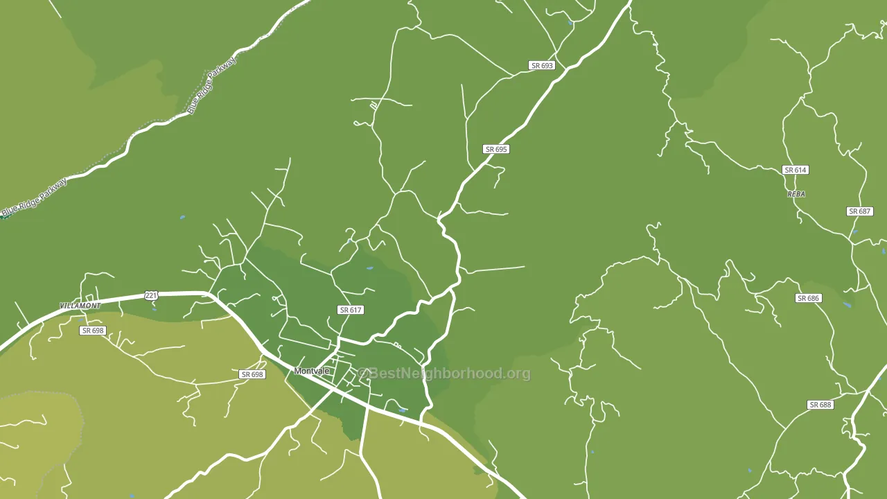 24122, VA block-group voter-turnout map