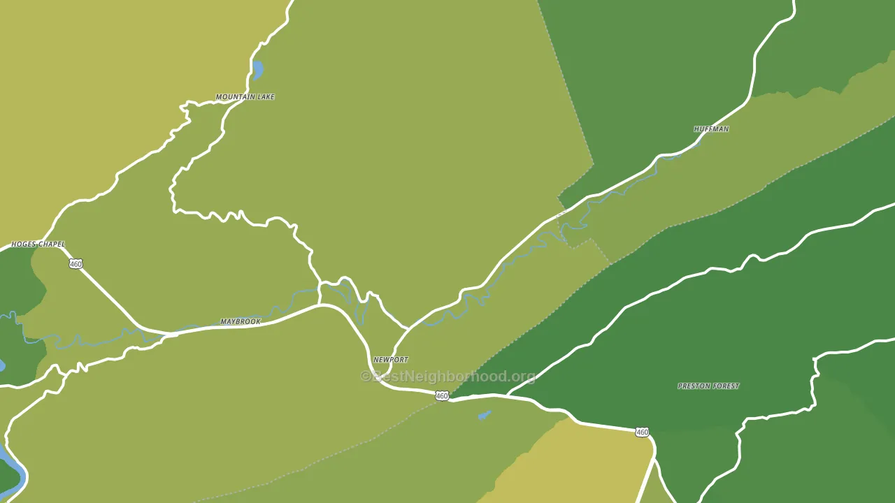 24128, VA block-group voter-turnout map