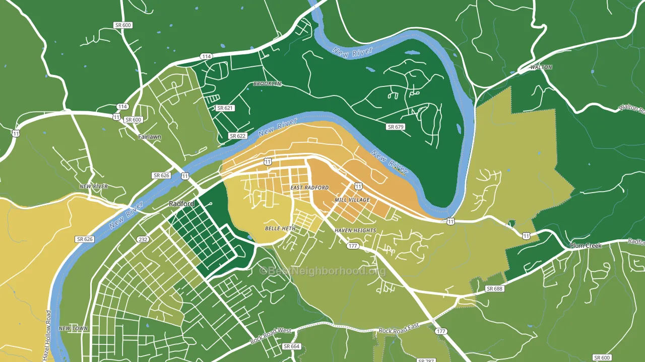 24142, VA block-group voter-turnout map