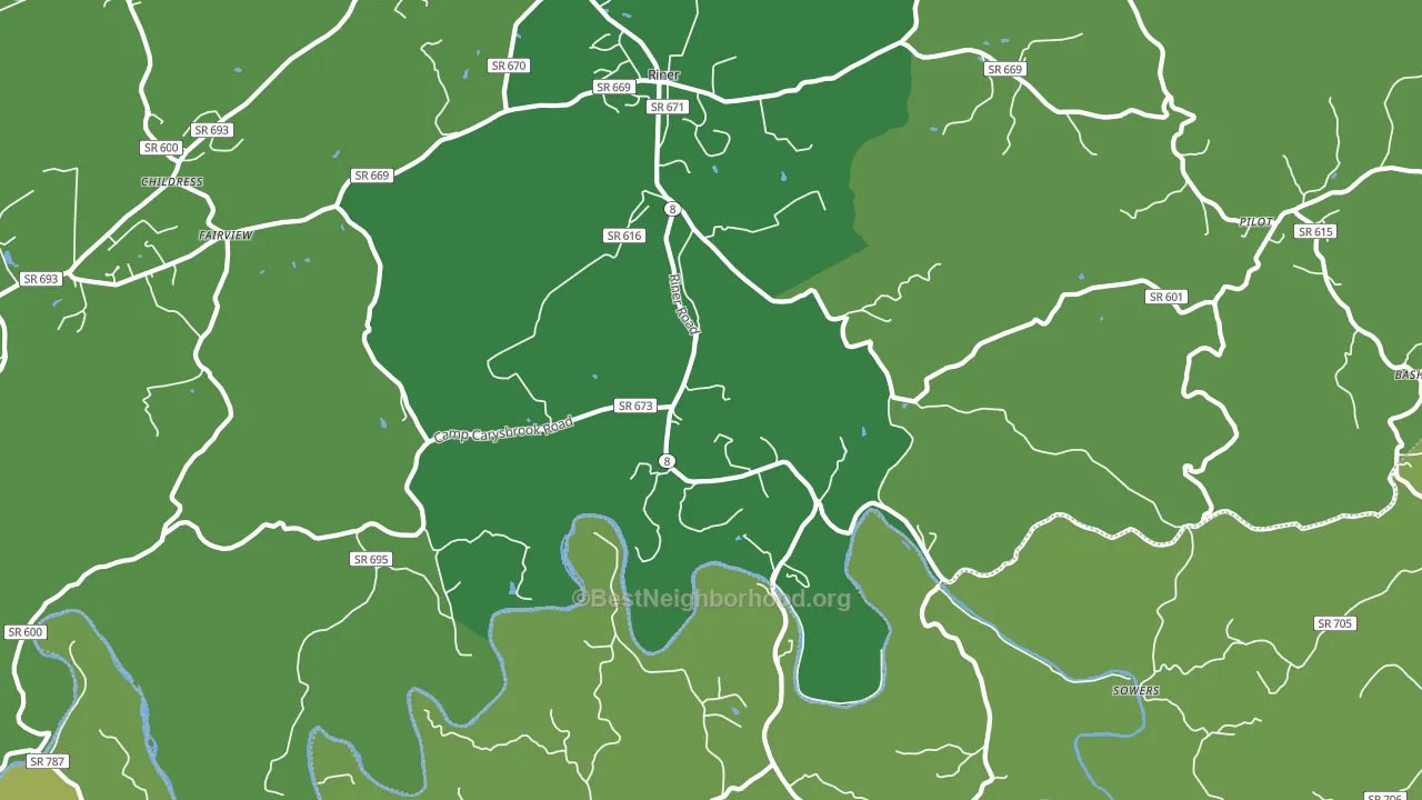 24149, VA block-group voter-turnout map