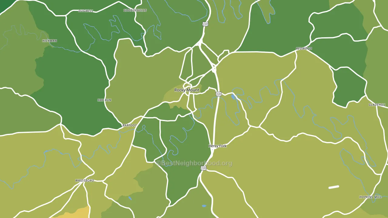 24151, VA block-group voter-turnout map