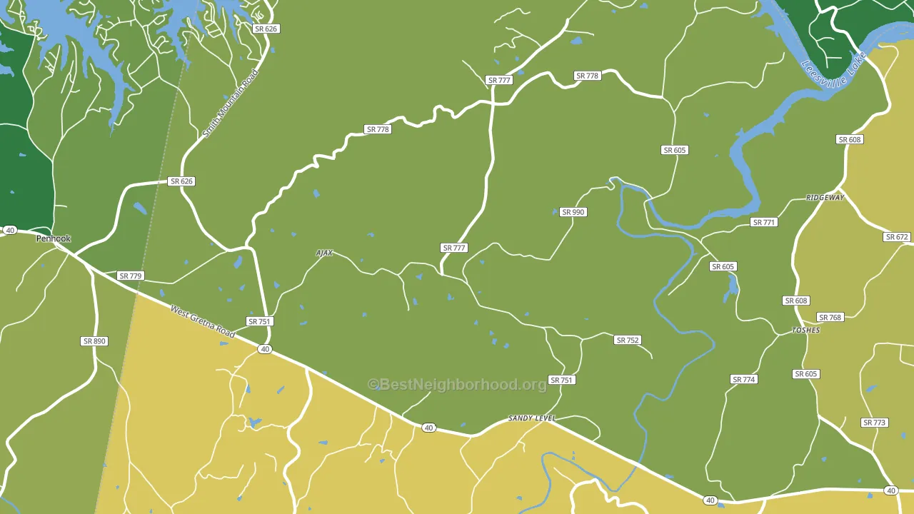 24161, VA block-group voter-turnout map
