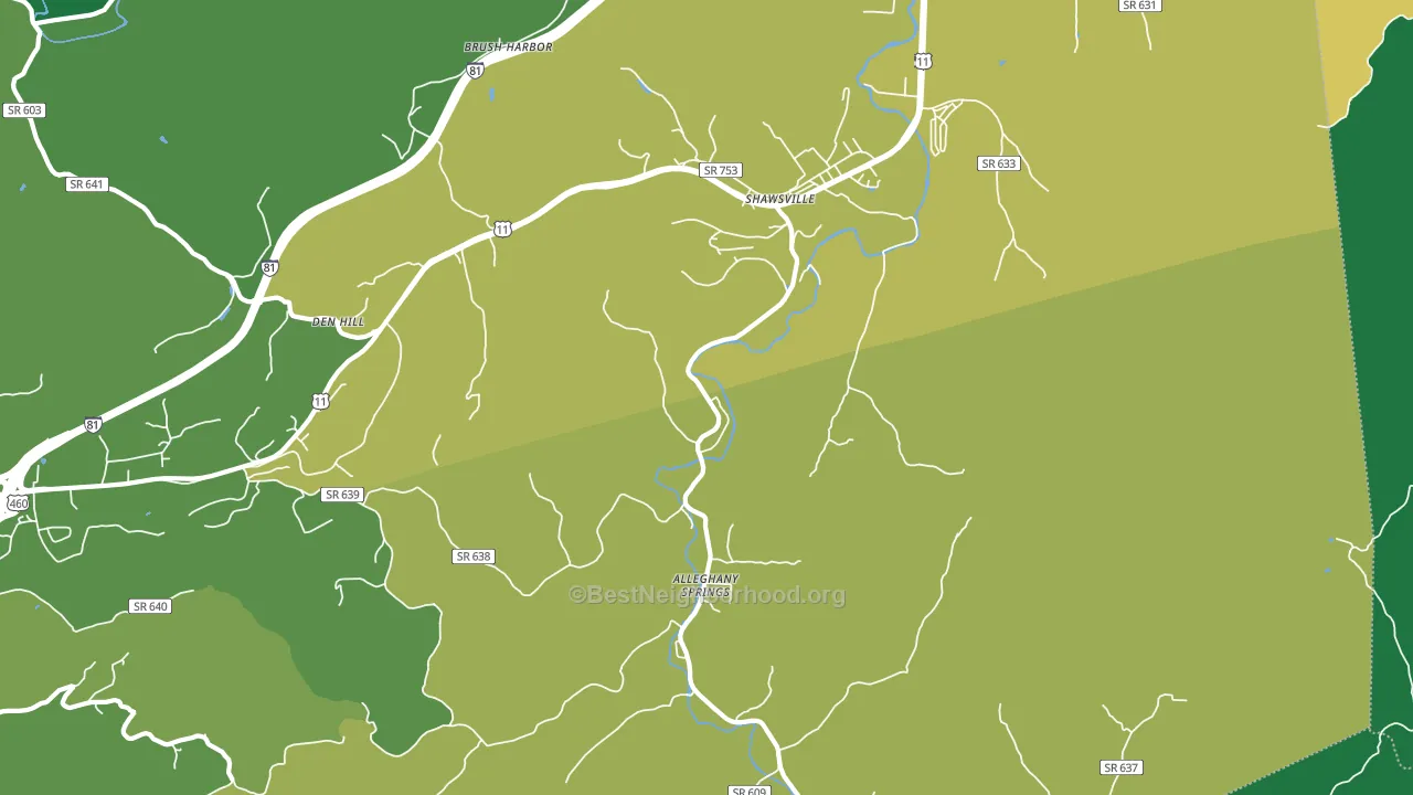 24162, VA block-group voter-turnout map