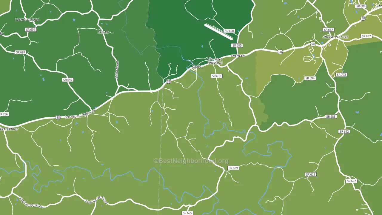 24165, VA block-group voter-turnout map