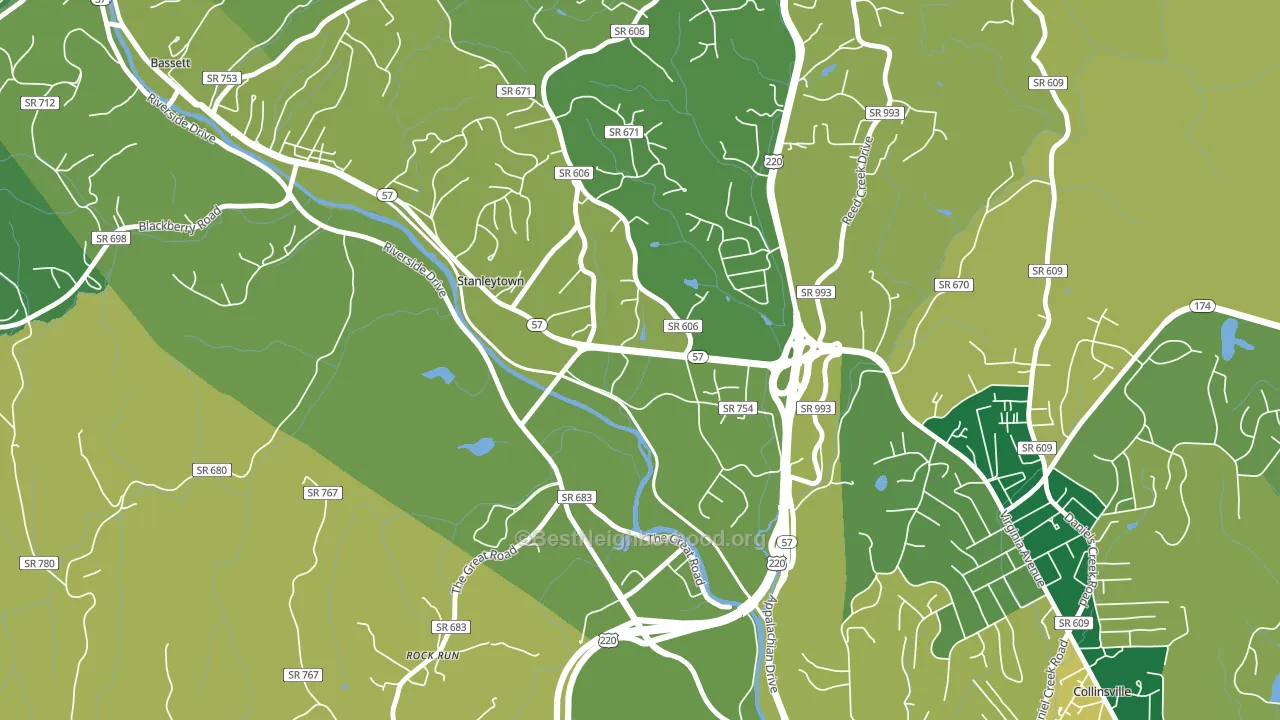 24168, VA block-group voter-turnout map