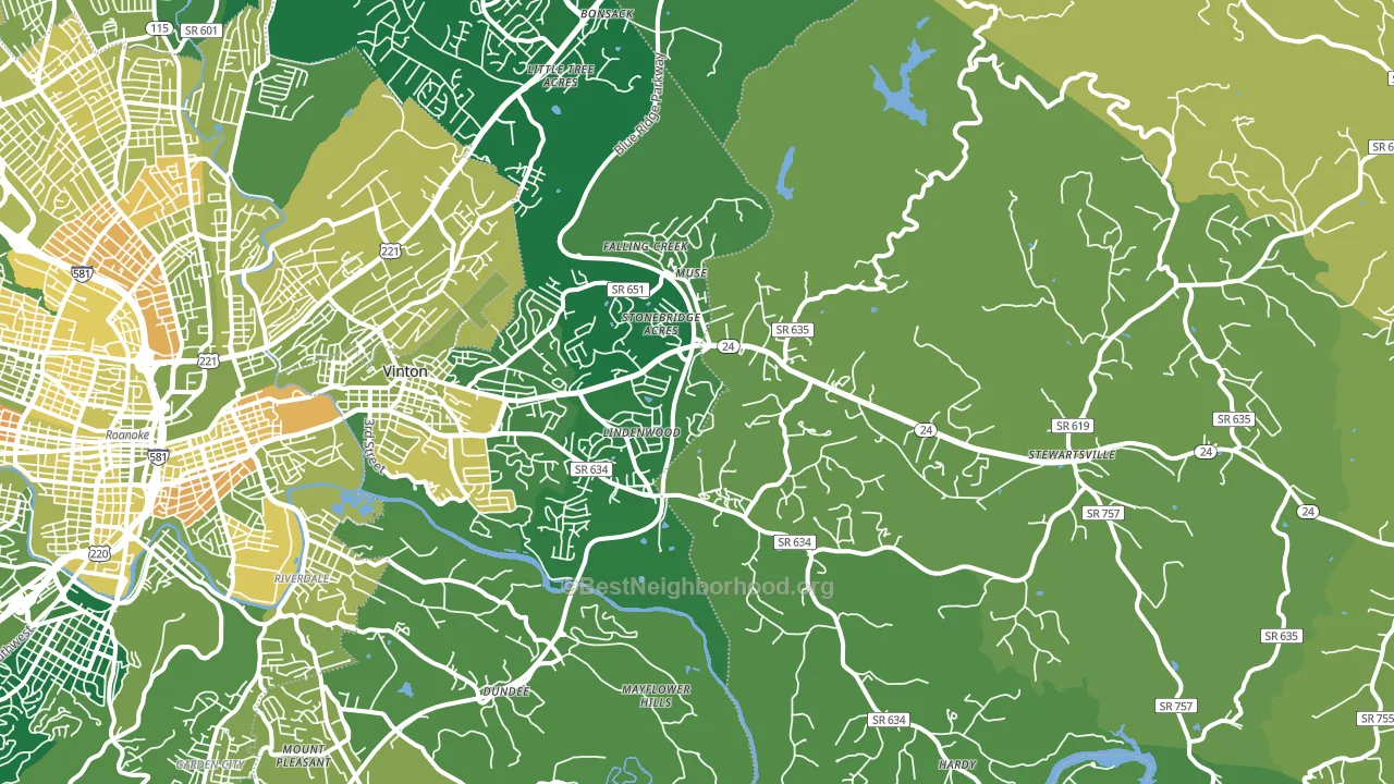 24179, VA block-group voter-turnout map