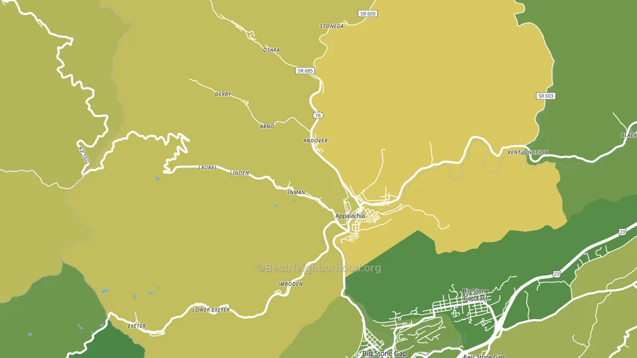 24216, VA block-group voter-turnout map