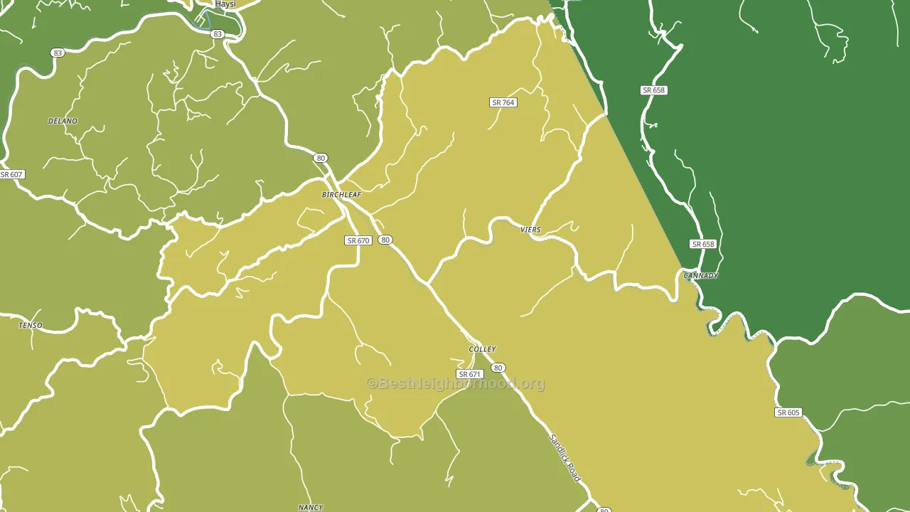 24220, VA block-group voter-turnout map