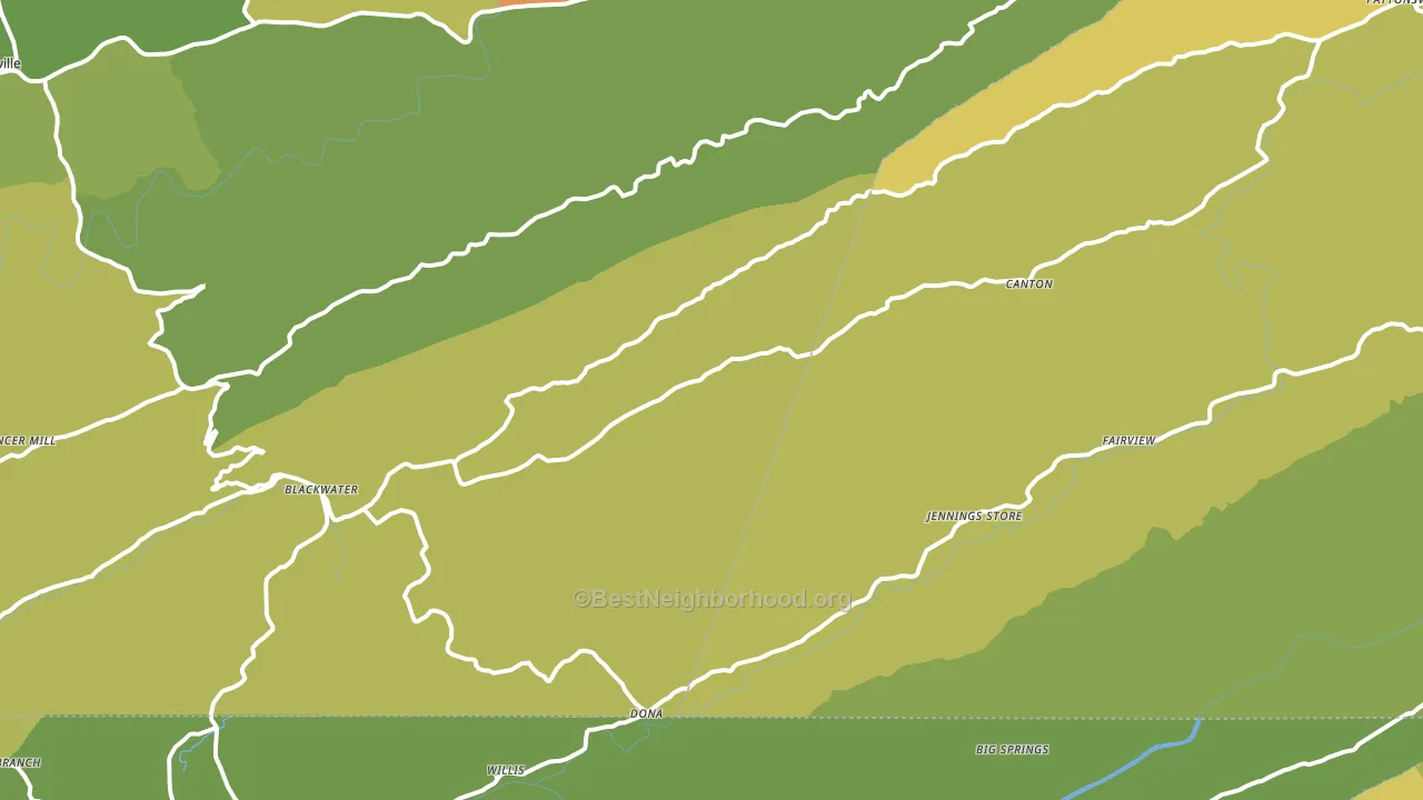 24221, VA block-group voter-turnout map