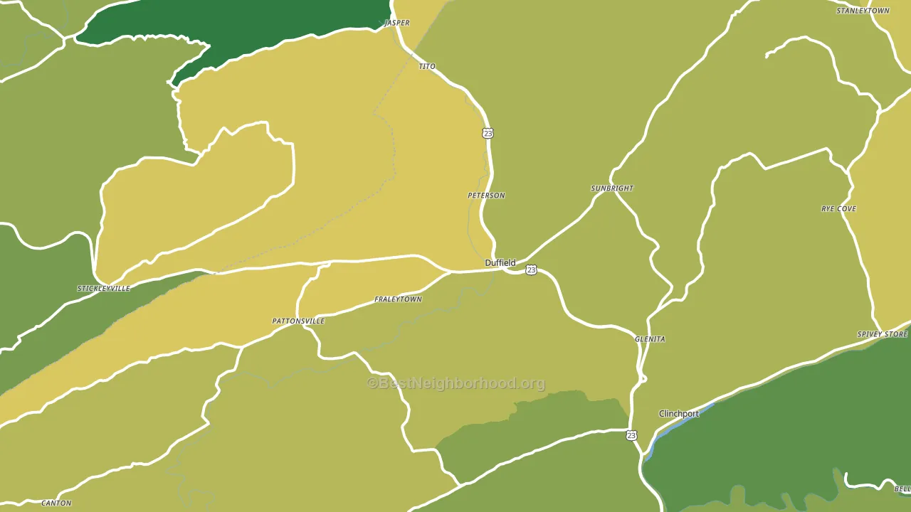 24244, VA block-group voter-turnout map