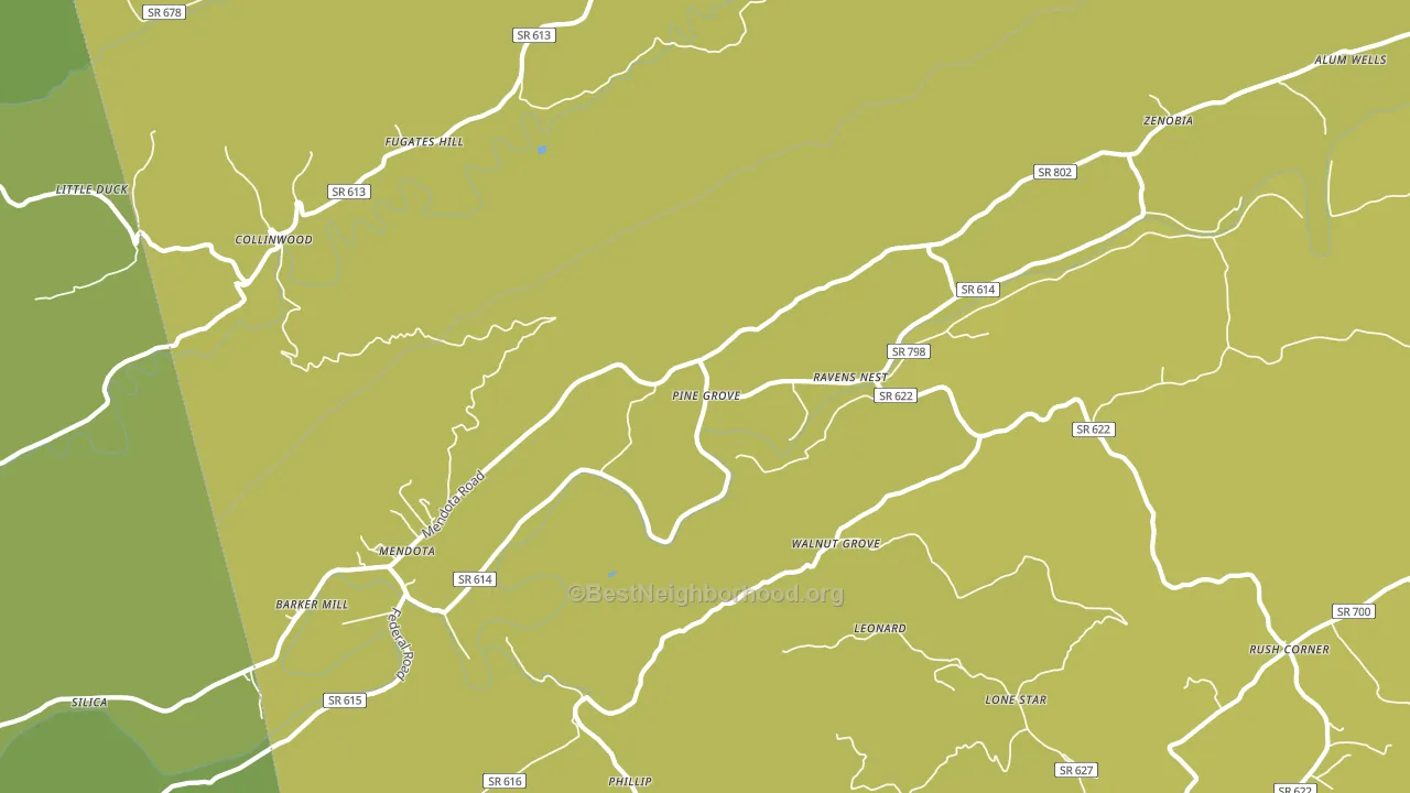 24270, VA block-group voter-turnout map
