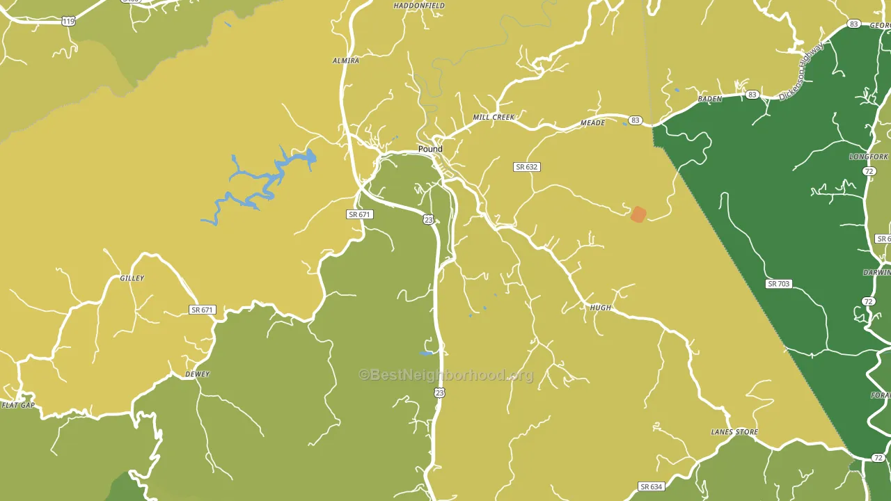 24279, VA block-group voter-turnout map