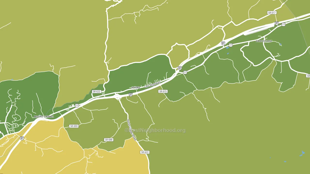 24311, VA block-group voter-turnout map