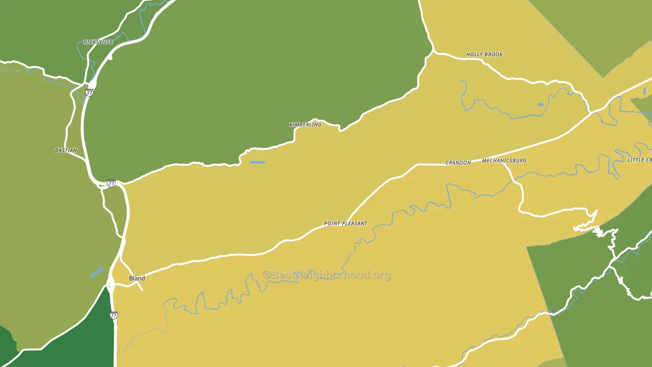 24315, VA block-group voter-turnout map