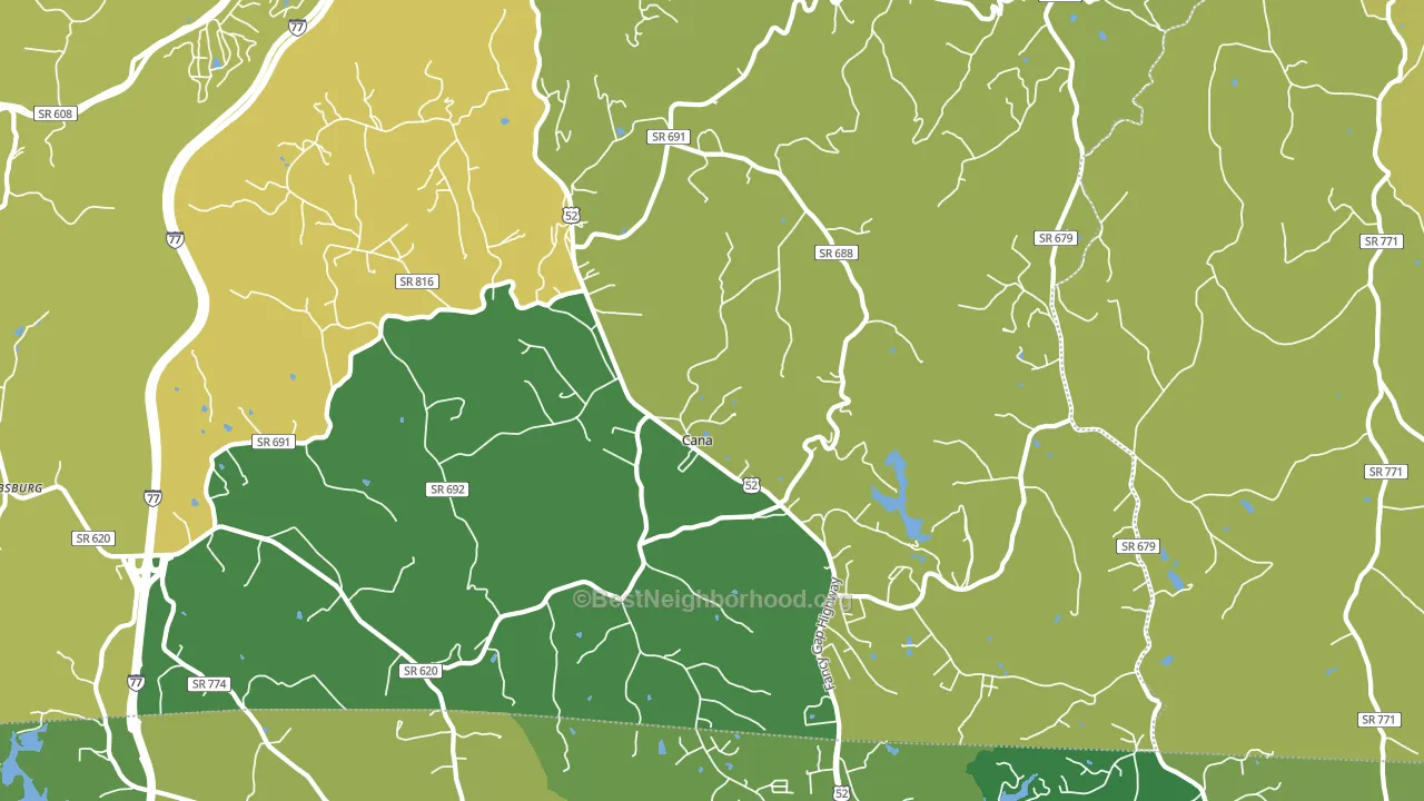 24317, VA block-group voter-turnout map