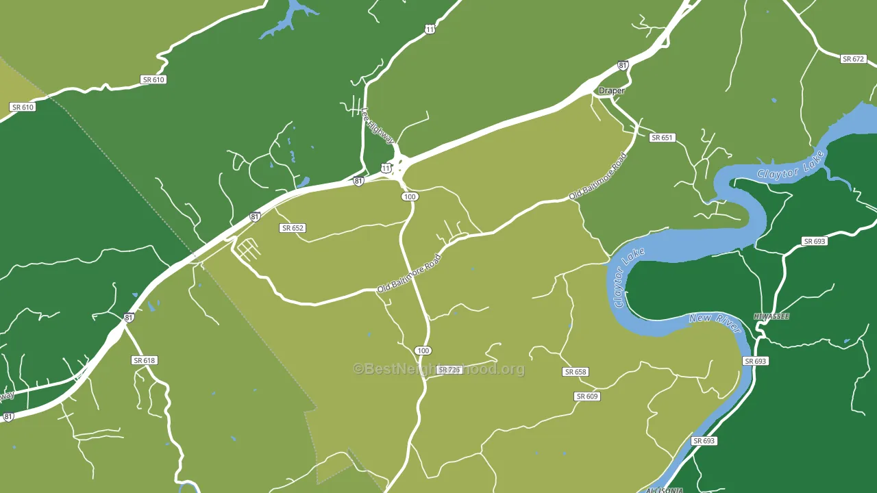 24324, VA block-group voter-turnout map
