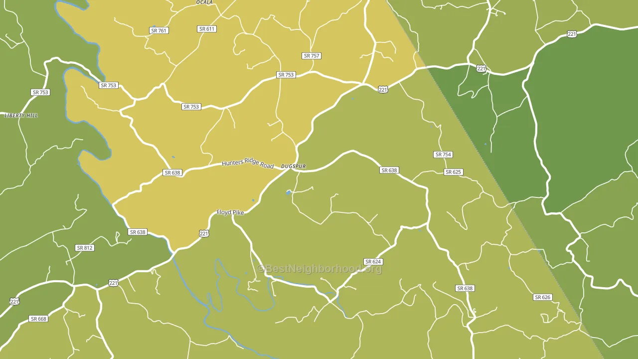 24325, VA block-group voter-turnout map