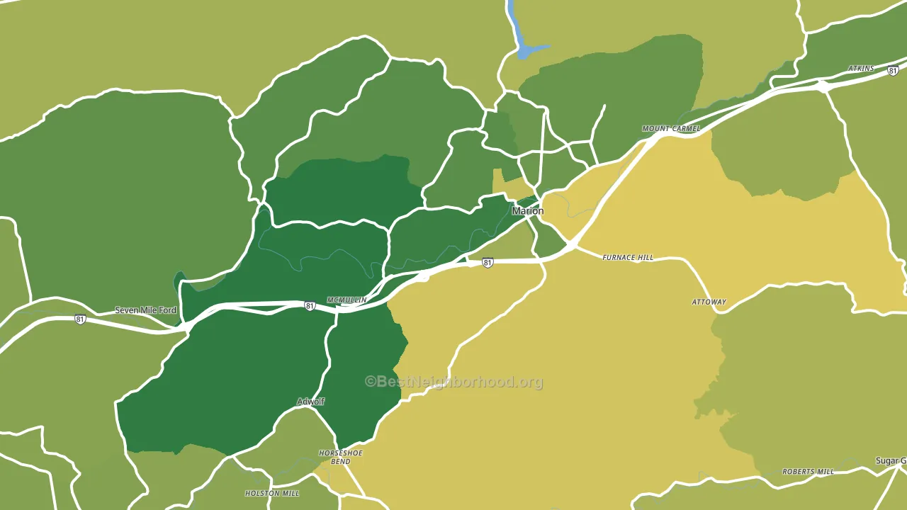 24354, VA block-group voter-turnout map