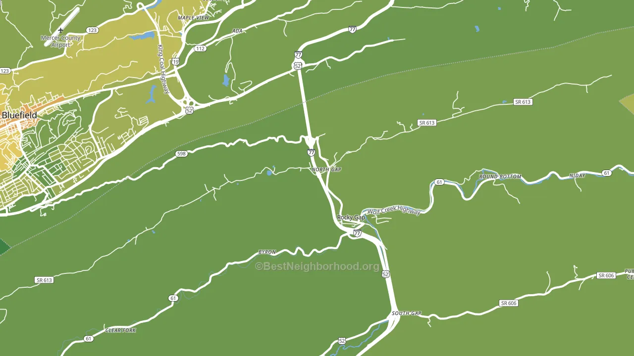 24366, VA block-group voter-turnout map