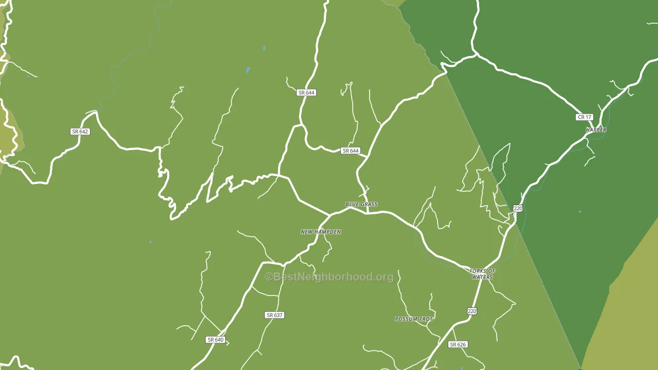 24413, VA block-group voter-turnout map