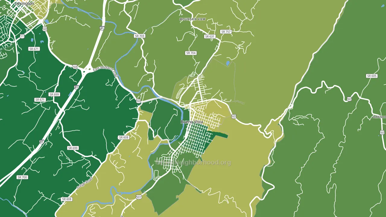 24416, VA block-group voter-turnout map